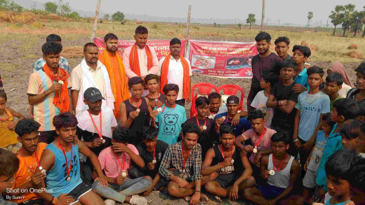 हनुमान जन्मोत्सव पर कबड्डी प्रतियोगिता आयोजित, राम टीम बनी विजेता